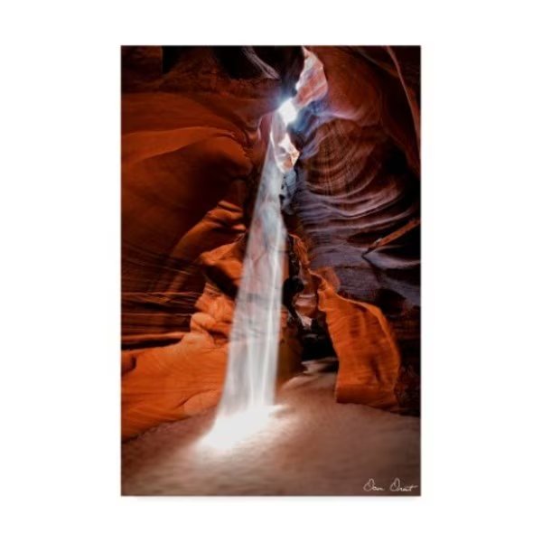 David Drost 'Sun Shining Through Canyon I' Canvas Art, 12x19, Trademark Fine Art, Mfr#: WAG07954-C1219GG